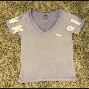 PINK v-neck tee